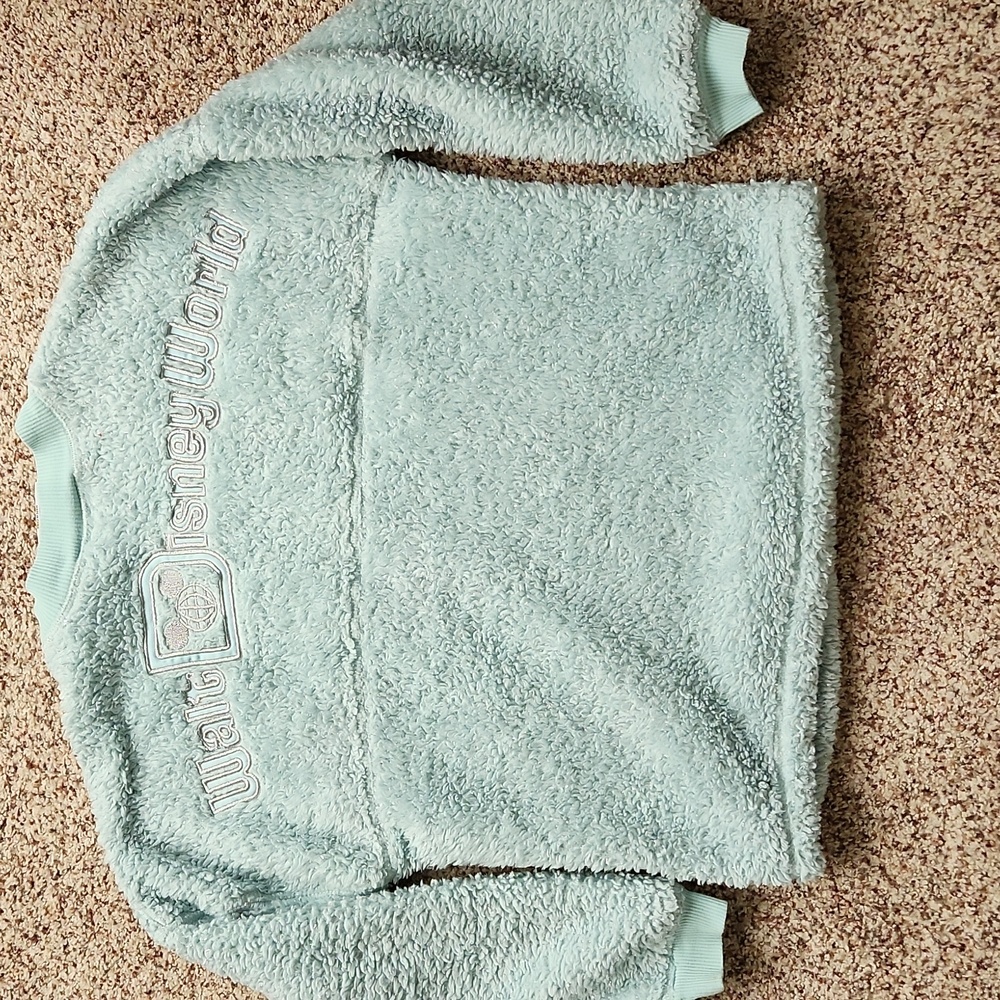 Blue Sparkle Fuzzy Walt Disney World Spirit Jersey - Picture 4 of 6